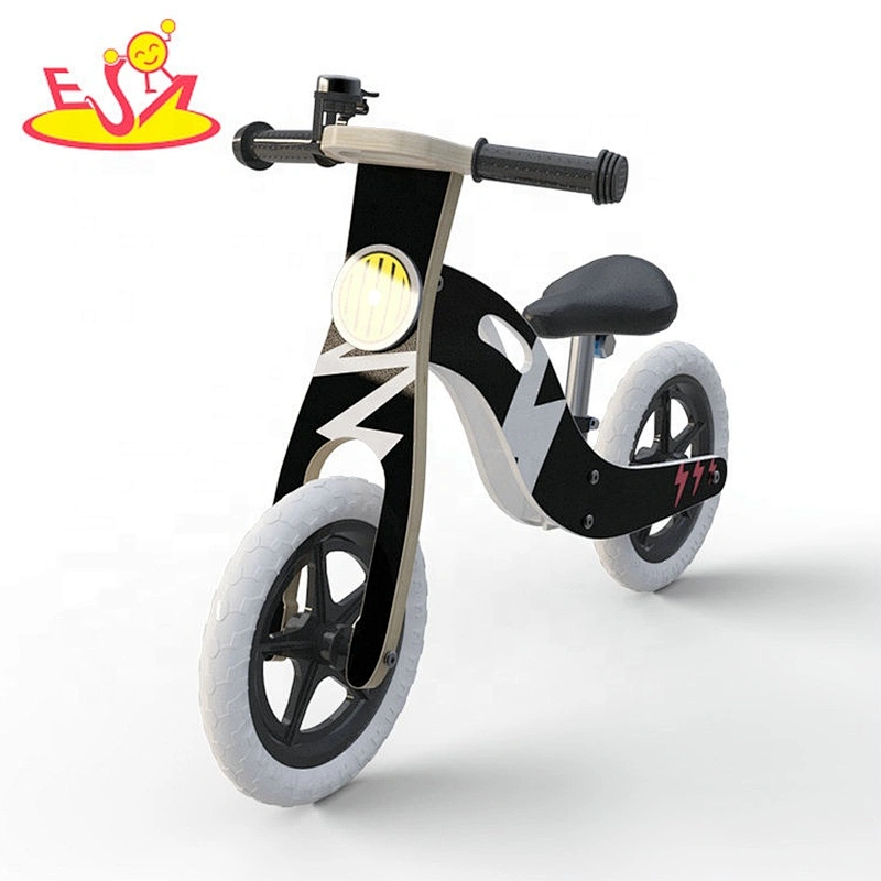 2020 best design black wooden balance bicycle for babies W16C293
