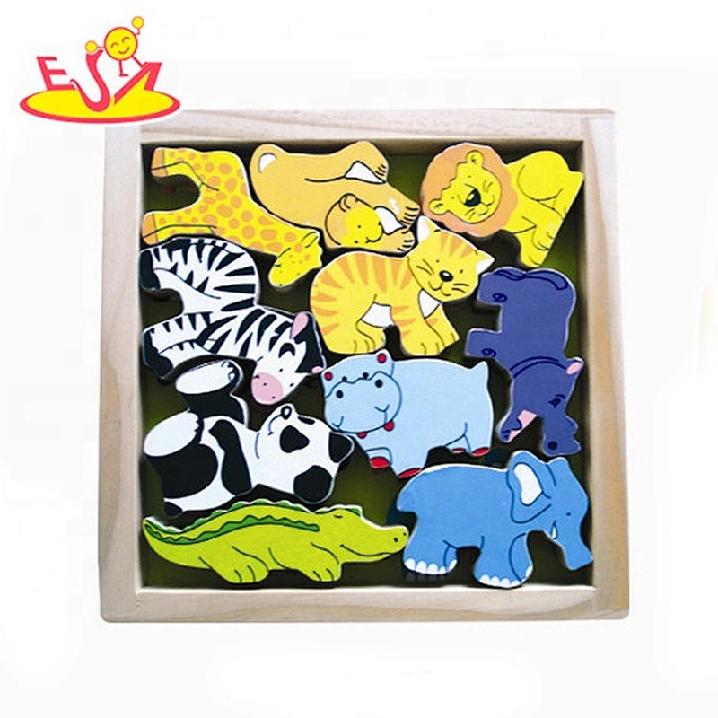 New arrival wooden block puzzle game for toddlers W13E028