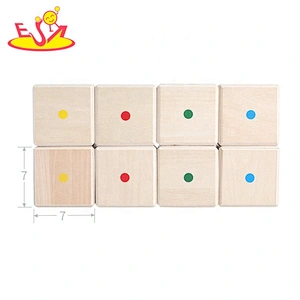 2020 best design educational wooden block toys for children W12E045