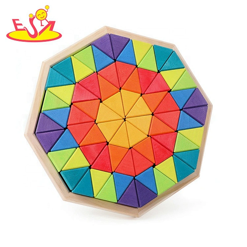 2020 New arrival preschool wooden balancing blocks toy for kids W13A210