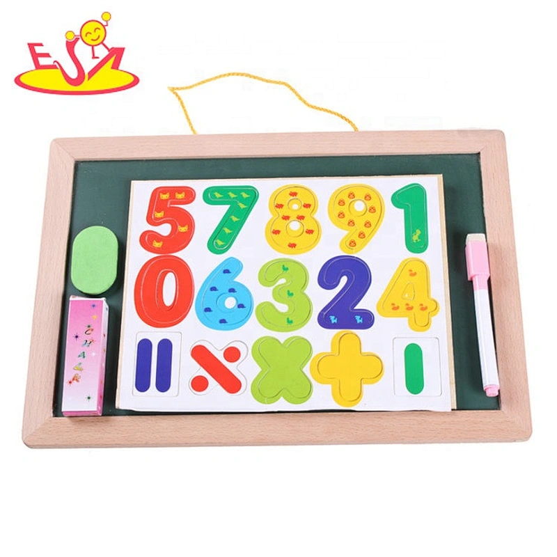 2020 Top sale educational wooden erasable board for toddlers W12B169