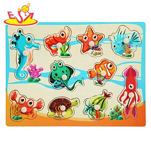 2020 high quality educational wooden space jigsaw puzzle for kids W14M205