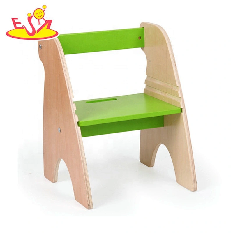 2020 high quality green wooden baby study chair for wholesale W08G285B