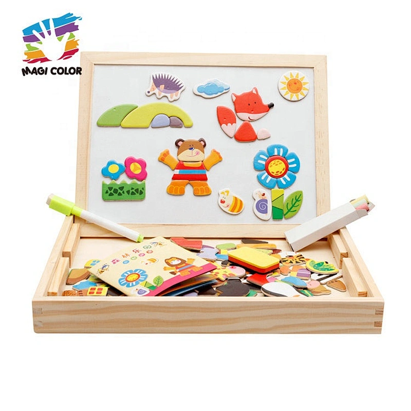 2020 New sale educational wooden sketch board toy for kids W12B167A