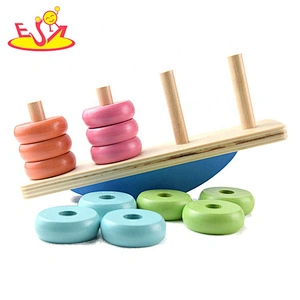 2020 new design wooden stackable learning blocks for children W11F089