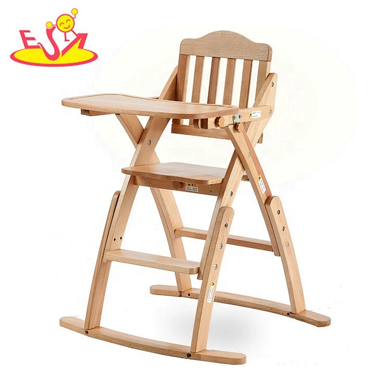 2020 new arrival brown wooden doll high chair for feeding W08F051