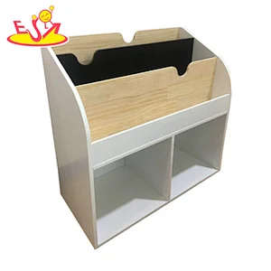 wholesale custom kids high quality children wooden white storage box W08C290