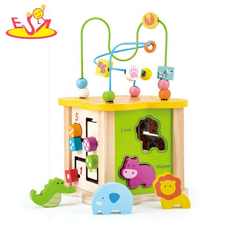 2020 Top sale 3-in-1 educational wooden matching board toy for children W12D217