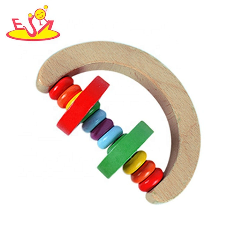 2020 Top sale classic wooden baby rattle set with customize W07A156