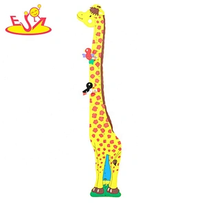 2020 Customize growth wooden child height chart for wall W09C016