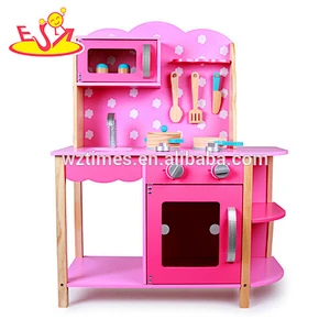 2018 New design wooden play kitchen toy children wooden play kitchen toy lovely wooden play kitchen toy W10C133