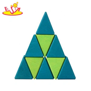 2020 New arrival 72PCS preschool wooden toy blocks for kids W13A209