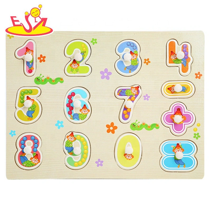 2020 new design intelligent wooden farm animal puzzle for children W14M207