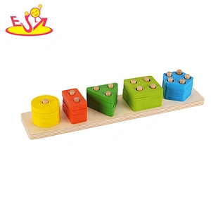 2020 new arrival educational wooden match puzzle for toddlers W13E114