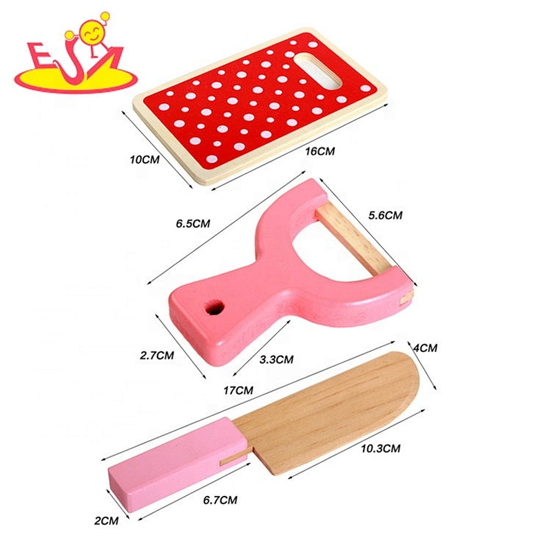 2020 Most popular pretend play wooden vegetable cutting toys for kids W10B344