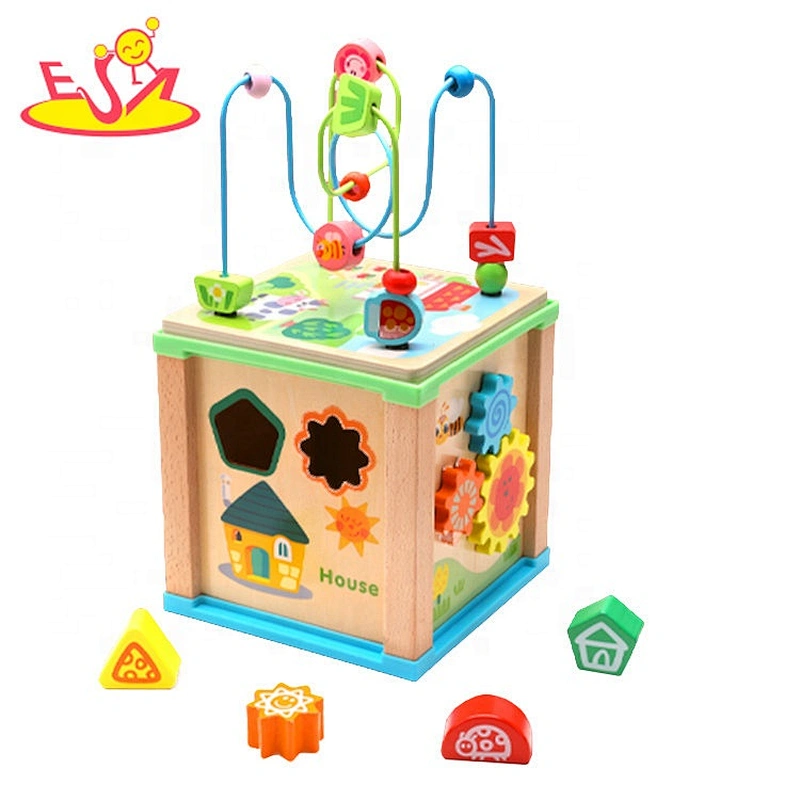 New arrival educational wooden push and pull toys for toddlers W05C125