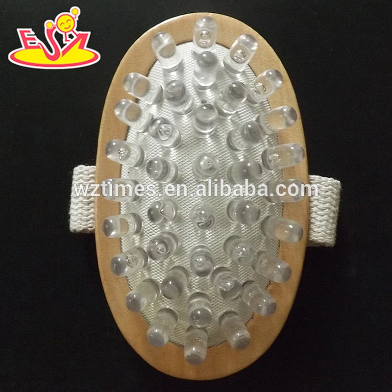 Wholesale promotional wooden manual roller massager used for body muscle relax W02A124