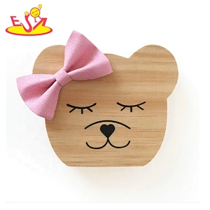Best design lovely animal natural wood crafts for kids W02A358