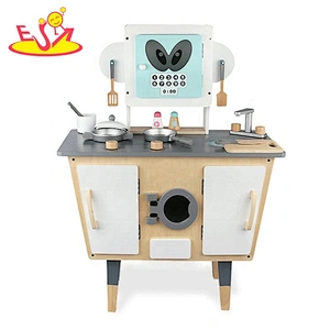 2020 new arrival wooden montessori play kitchen for kids W10C499