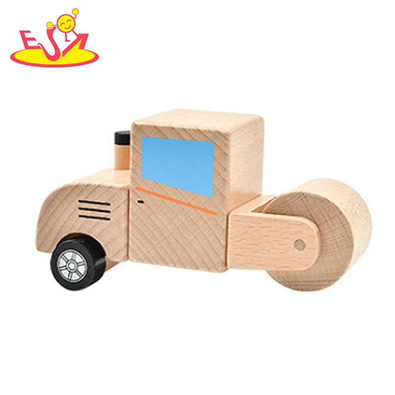 Wholesale solid wood new design Mini wooden truck car toy for toddler W04A461