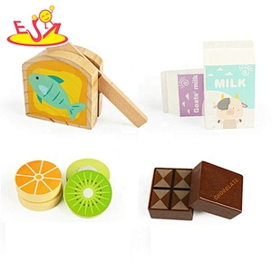 2020 new released montessori wooden play food sets for baby W10B336