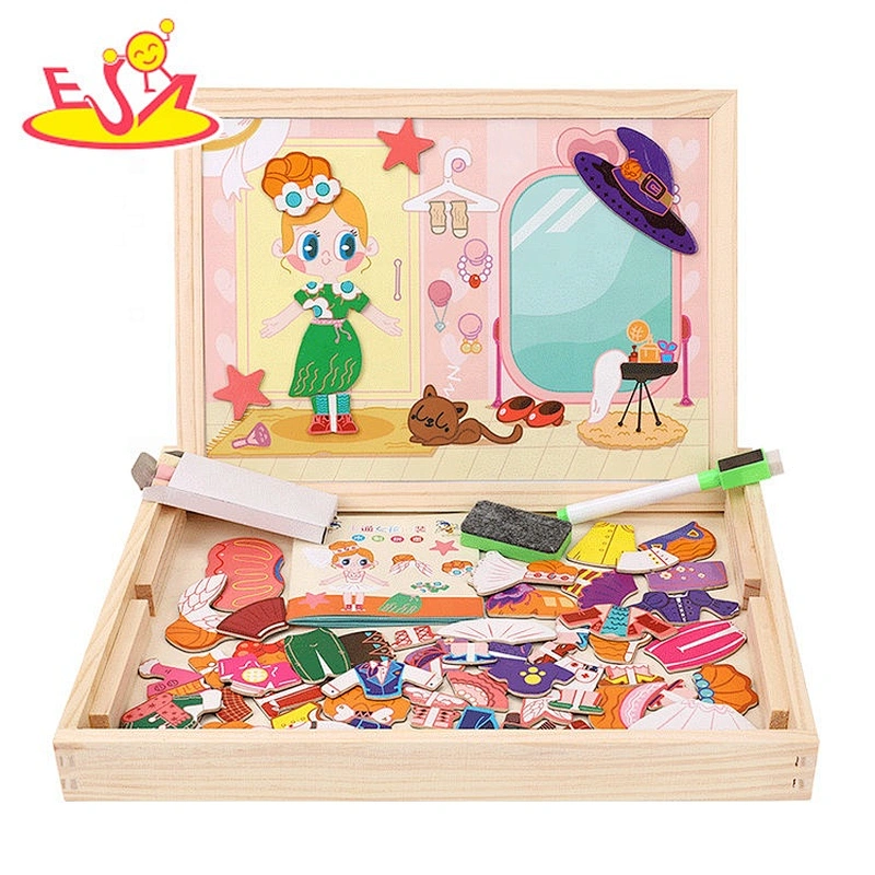 2020 New sale educational wooden sketch board toy for kids W12B167A