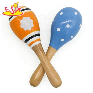New arrival maracas wooden musical toys for babies W07I150