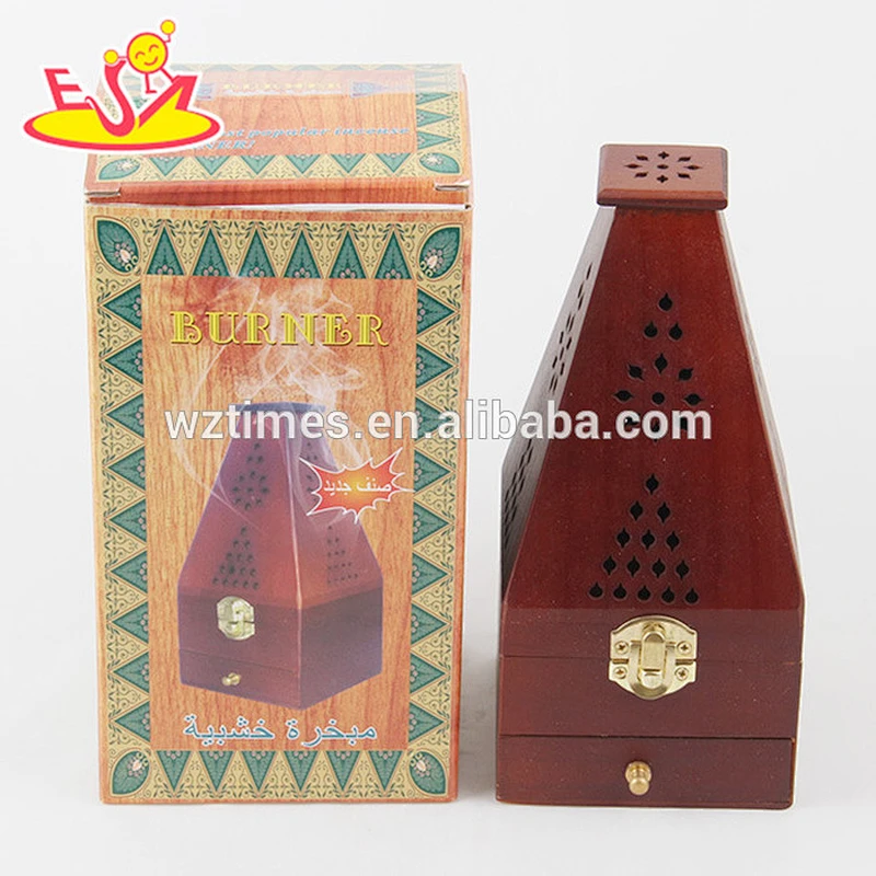 2018 Wholesale cheap household wooden incense holder W02A260