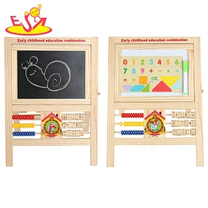 2020 Top sale educational wooden erasable board for toddlers W12B169