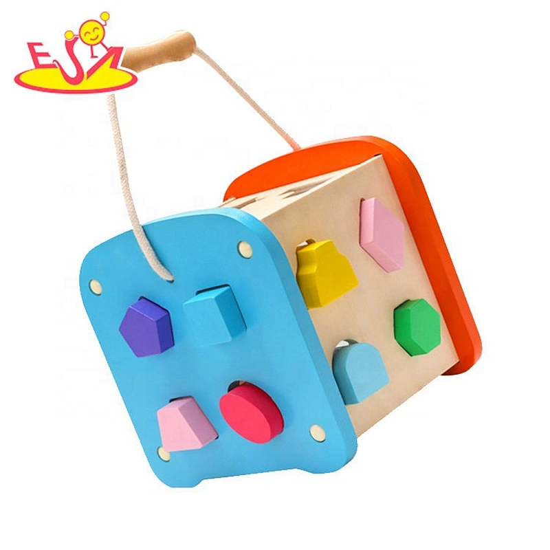 High quality children wooden geometric shape puzzles for education W12D201