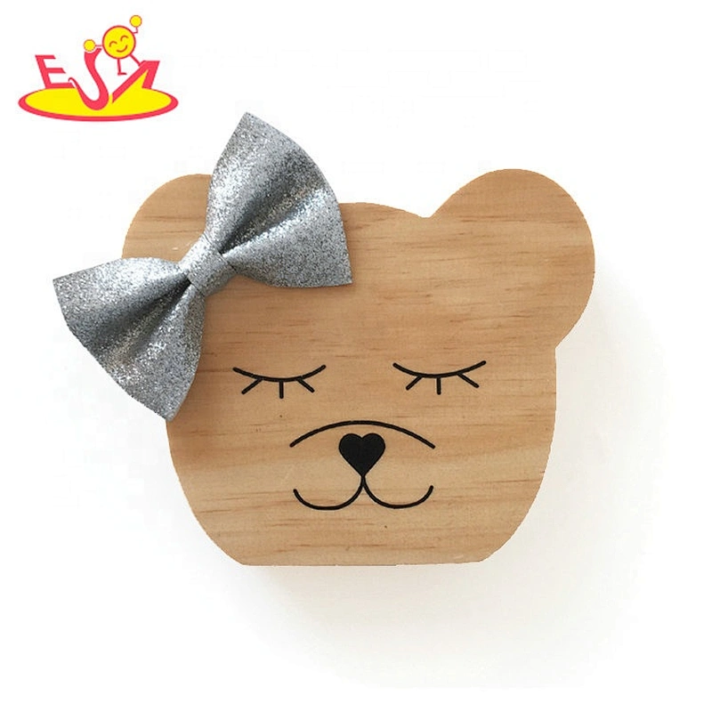 Best design lovely animal natural wood crafts for kids W02A358