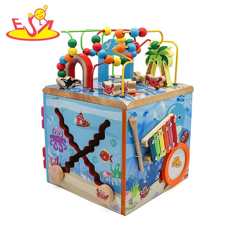 New arrival educational wooden shape sorter truck for kids W04A472