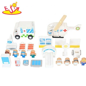 2020 New arrival educational wooden car parking toy for kids W04B083