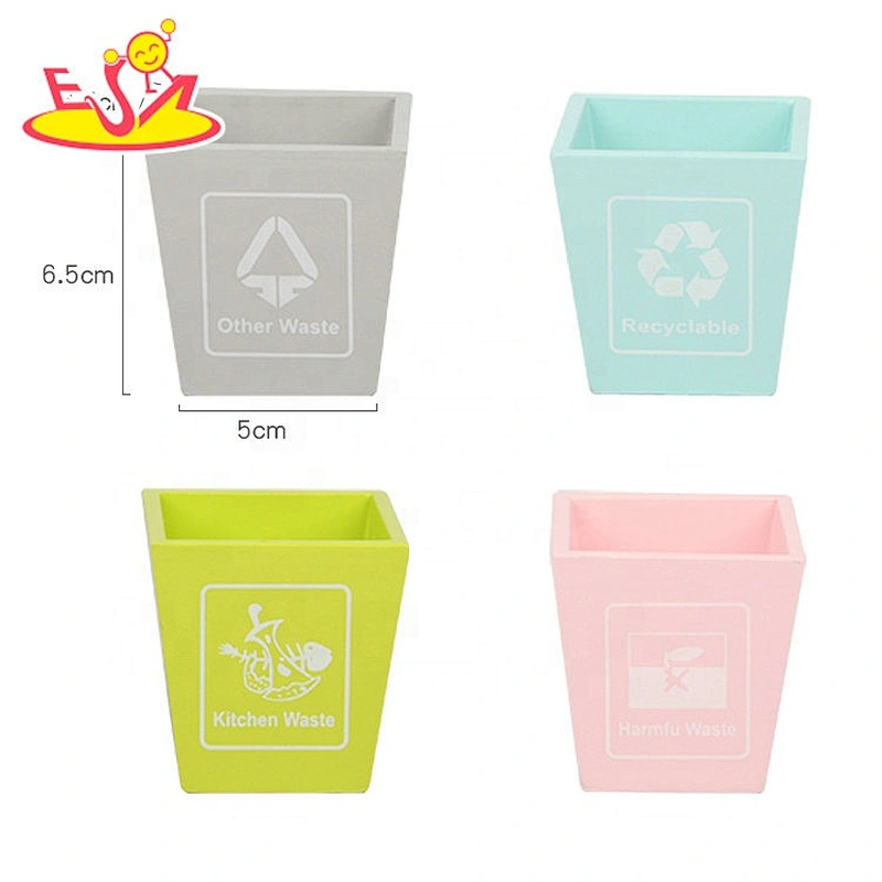 2020 most popular funny wooden trash sorting game for kids W10D255