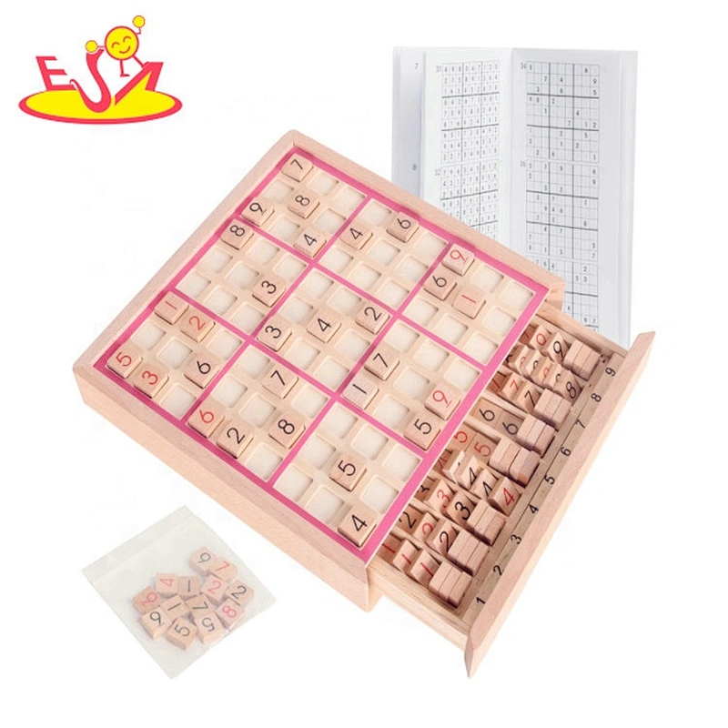 2020 high quality preschool wooden chess board for kids W11A116