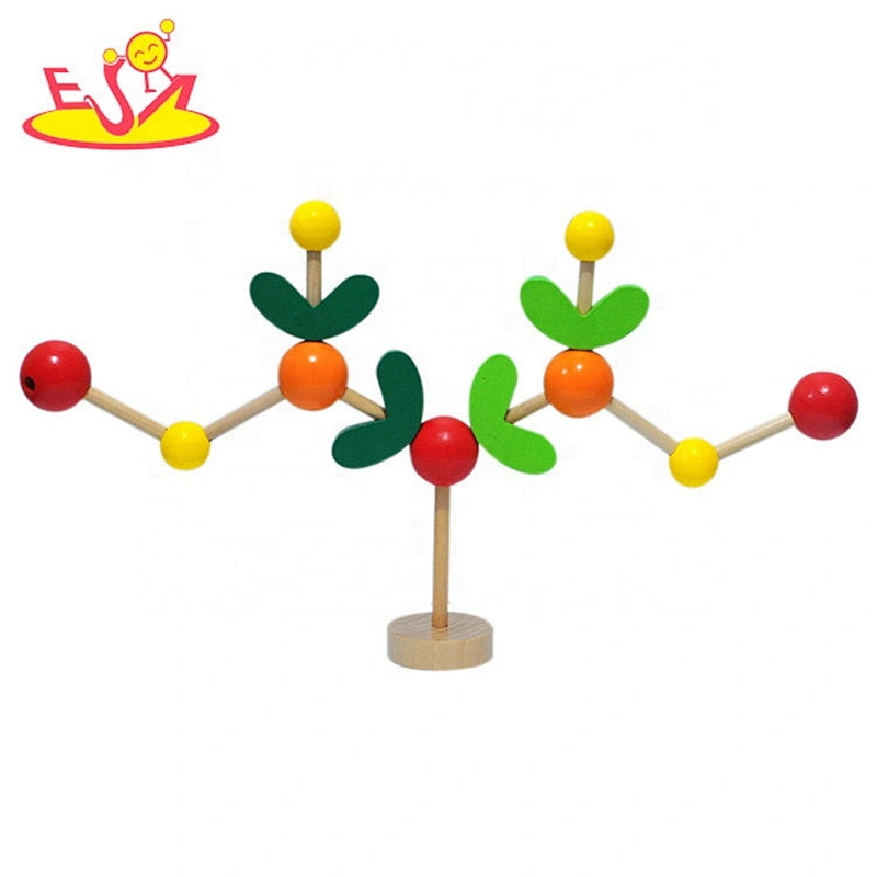 2020 New sale assembly wooden diy tree toy for kids W03B105