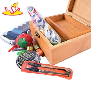 2020 New arrived my first wooden toy sewing kit for kids W10D253