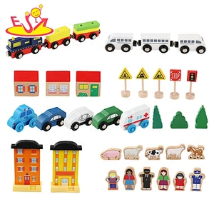 2020 New arrival mini wooden train track set for kids W04C195