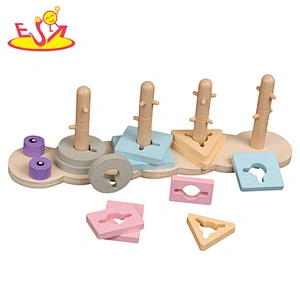 2020 New arrival educational wooden counting blocks for toddlers W13D261