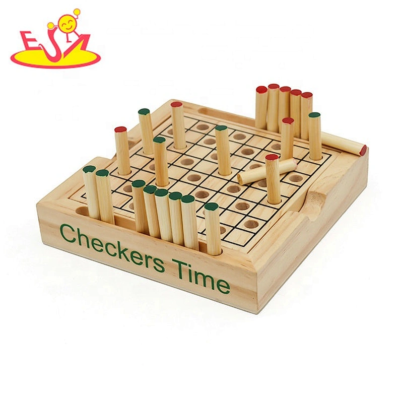 2020 high quality children wooden chess board game for wholesale W11A117