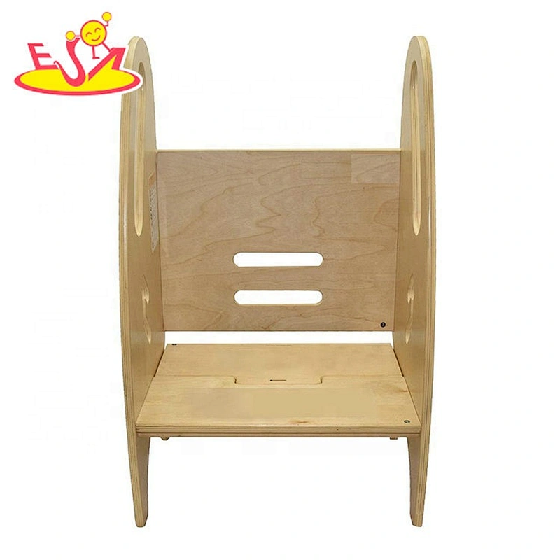 high quality safety wooden kitchen helper stool for kids W08G277C