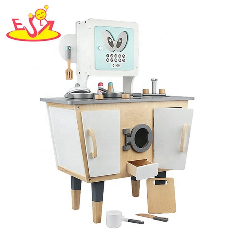 2020 new released wooden big kitchen set toys for children W10C501
