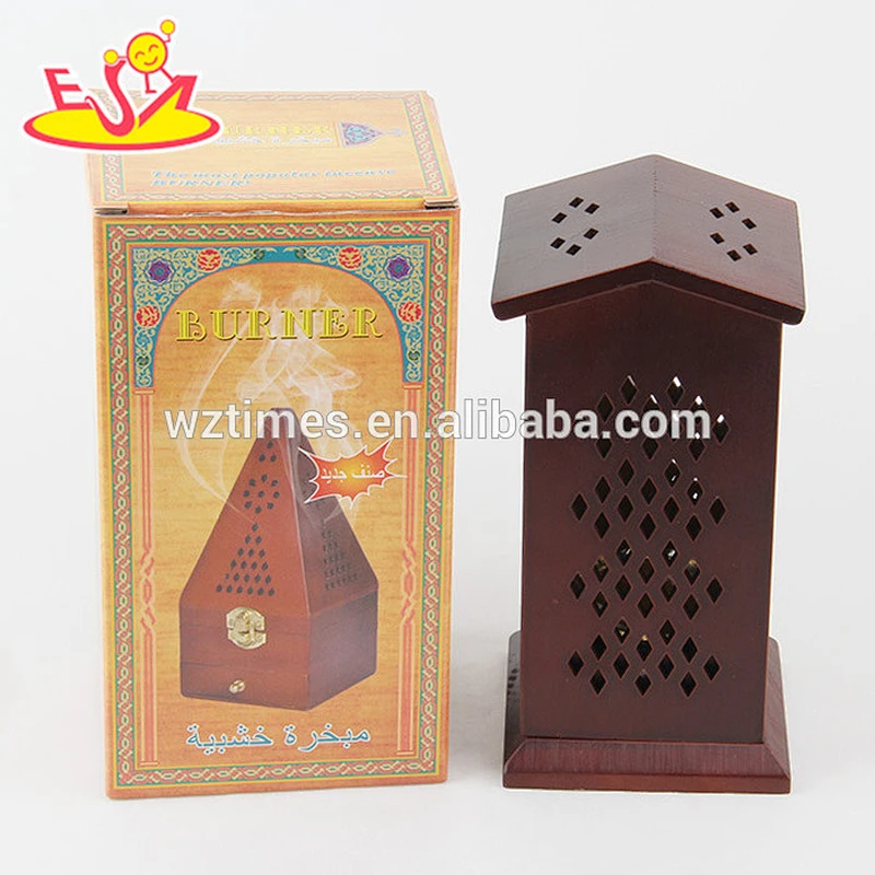 2018 Wholesale cheap household wooden incense holder W02A260