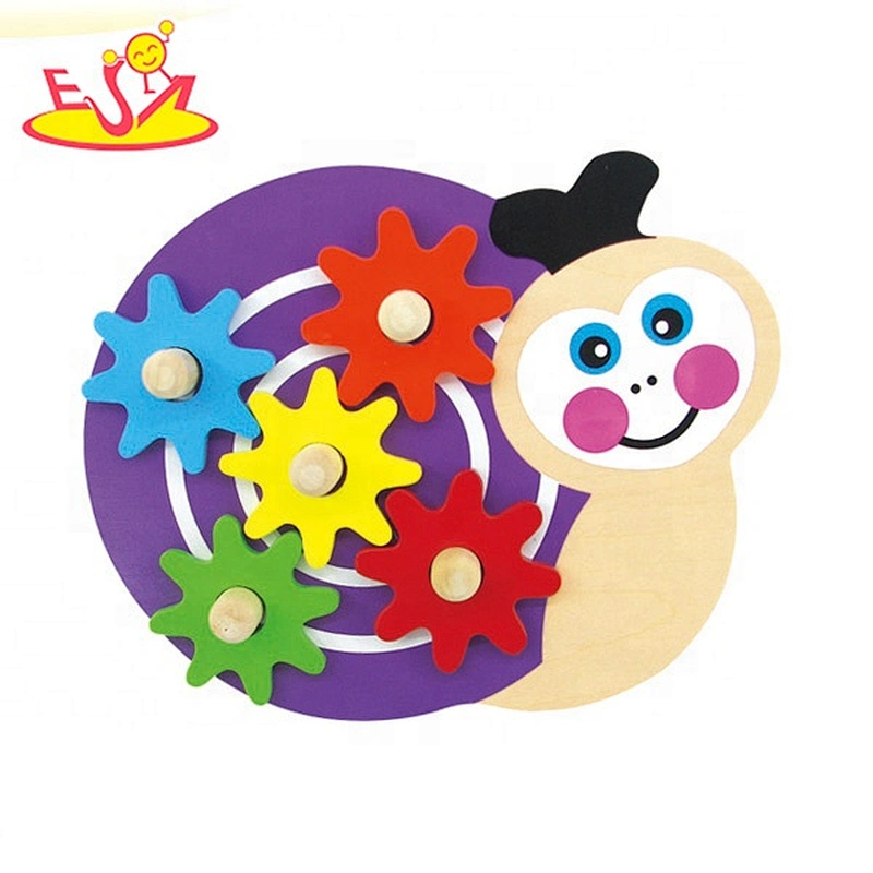 Top sale intelligent wooden toy gear for children W13E037