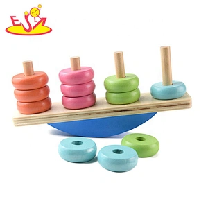 2020 new design wooden stackable learning blocks for children W11F089