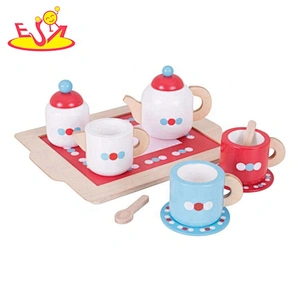 2019 New arrival simulation wooden tea party set toy for children W10B343