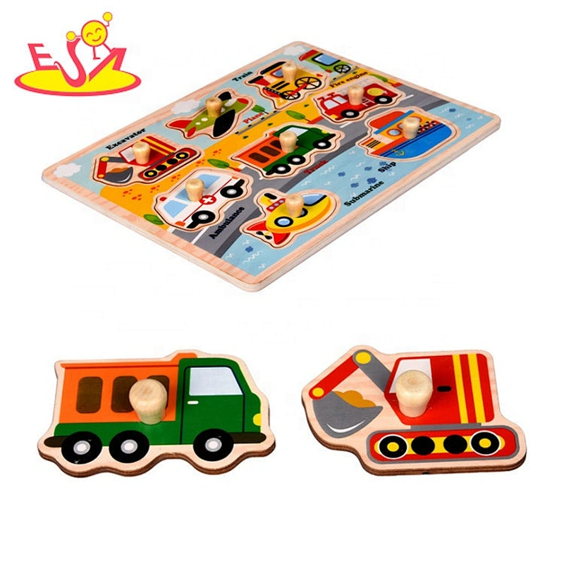 2020 most popular educational wooden animal puzzles for toddlers W14M220