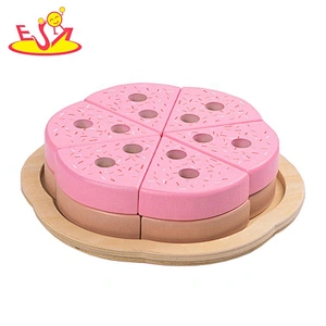 2020 most popular pink baby natural wood cake with candles W10B335