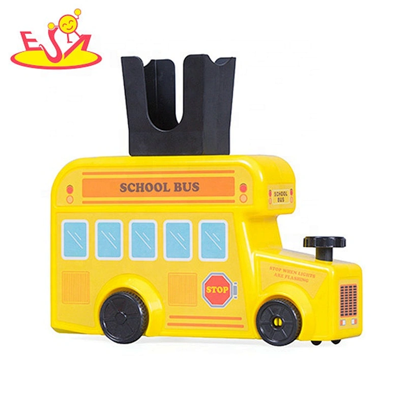 2020 wholesale educational kids wooden domino car toy with customize W15A081C