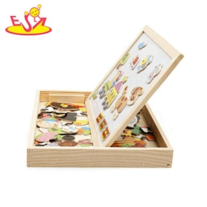 High quality educational wooden kids magnetic whiteboard for wholesale W12B135